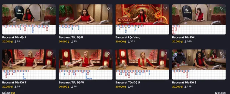 Live casino bacarat luôn được hỗ trợ từ các leader.